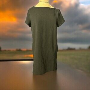 FRNCH Paris Dress Black Short Sleeves Work Party Mesh Back Panel NWT Size S